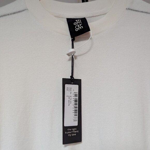 Thom Krom Small White TS LS NWT - Picture 4 of 4